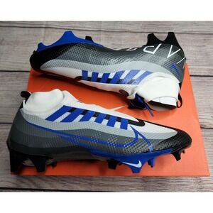 Nike Vapor Edge Pro 360 White Royal Blue Football Shoe DQ3670-041 Mens Size 13
